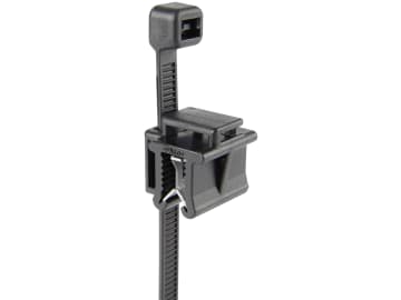 Herth + Buss Kabelbinder "Edge Clip" 200 x 4,8 mm, schwarz, Seitenwand, Witterungs- und Hitzebeständig, 50 266 530 Herth + Buss Kabelbinder "Edge Clip" 200 x 4,8 mm, schwarz, Seitenwand, Witterungs- und Hitzebeständig, 50 266 530