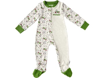 Fendt Schlafanzug für Babys Gr. 62/64 weiß; grün, mit Tier- und Traktorenaufdruck, X991020089000 Fendt Schlafanzug für Babys Gr. 62/64 weiß; grün, mit Tier- und Traktorenaufdruck, X991020089000