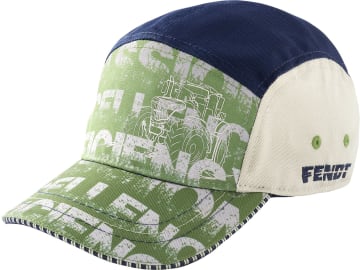 Fendt Cap für Kinder grün; blau; weiß, Slogan mit Farbverlauf auf Schild und Front, X991020130000 Fendt Cap für Kinder grün; blau; weiß, Slogan mit Farbverlauf auf Schild und Front, X991020130000