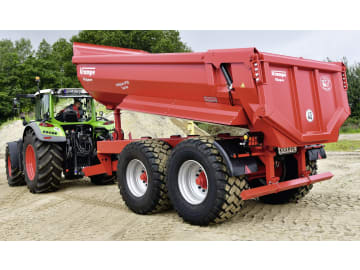 Krampe Halbrundmulde "Halfpipe HP 20 Carrier" Nutzlast 25 t, Transportvolumen 12,1 m³ Wassermaß; 15,7 m³ SAE 221 Krampe Halbrundmulde "Halfpipe HP 20 Carrier" Nutzlast 25 t, Transportvolumen 12,1 m³ Wassermaß; 15,7 m³ SAE 221