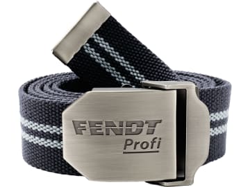Fendt Gürtel "Profi" für Herren 135 cm, dunkelgrau; hellgrau, Logo und Profi-Schriftzug auf Gürtelschließe, X991018202000 Fendt Gürtel "Profi" für Herren 135 cm, dunkelgrau; hellgrau, Logo und Profi-Schriftzug auf Gürtelschließe, X991018202000