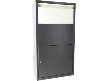 Haussmann Paketbox Paketbriefkasten 30 l 440 x 220 mm dunkelgrau; hellgrau Haussmann Paketbox Paketbriefkasten 30 l 440 x 220 mm dunkelgrau; hellgrau