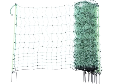 Patura Geflügelzaun 112 cm/25 m, grün, mit Doppelspitze, nicht stromführend, 111210 Patura Geflügelzaun 112 cm/25 m, grün, mit Doppelspitze, nicht stromführend, 111210