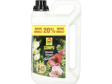 COMPO Blumendünger mit Guano Flüssigdünger Flüssigdünger, Blumendünger mit Guano 3 l Kanister COMPO Blumendünger mit Guano Flüssigdünger Flüssigdünger, Blumendünger mit Guano 3 l Kanister
