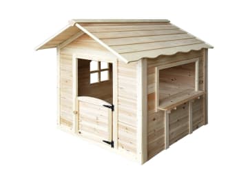 HOME DELUXE Spielhaus DER GROßE PALAST - Natur natur Kinderspielhaus, Spielhaus Holz HOME DELUXE Spielhaus DER GROßE PALAST - Natur natur Kinderspielhaus, Spielhaus Holz
