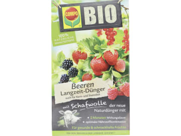 COMPO BIO Beeren Langzeit-Dünger mit Schafwolle Organischer NPK Dünger mit Schafwolle 2 kg Schachtel COMPO BIO Beeren Langzeit-Dünger mit Schafwolle Organischer NPK Dünger mit Schafwolle 2 kg Schachtel
