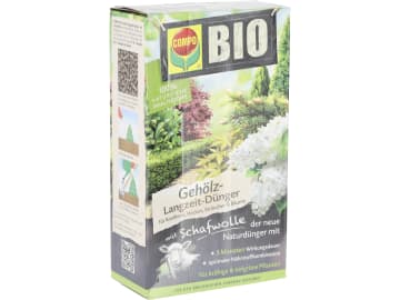 COMPO BIO Gehölz Langzeit-Dünger mit Schafwolle Naturdünger für alle Gehölz-Arten, Koniferen, bio 2 kg Schachtel COMPO BIO Gehölz Langzeit-Dünger mit Schafwolle Naturdünger für alle Gehölz-Arten, Koniferen, bio 2 kg Schachtel