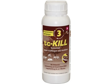 KERBL Insektenschutzmittel "tc-KILL" 500 ml Konzentrat für die Bekämpfung von Stallfliegen, Bremsen, Mücken und kriechendem Ungeziefer, 299751 KERBL Insektenschutzmittel "tc-KILL" 500 ml Konzentrat für die Bekämpfung von Stallfliegen, Bremsen, Mücken und kriechendem Ungeziefer, 299751