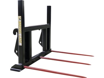 Bressel & Lade Ballengabel "B10" Breite 1,20 m Euro-Aufnahme, 3 Standardzinken 1,10 m, verkehrsgrau (RAL 7043) Bressel & Lade Ballengabel "B10" Breite 1,20 m Euro-Aufnahme, 3 Standardzinken 1,10 m, verkehrsgrau (RAL 7043)