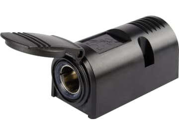 Herth + Buss Steckdose 1-polig, 12 – 24 V 16 A, Flachsteckanschluss, PC (Polycarbonat), mit Deckel, 51 306 545 Herth + Buss Steckdose 1-polig, 12 – 24 V 16 A, Flachsteckanschluss, PC (Polycarbonat), mit Deckel, 51 306 545