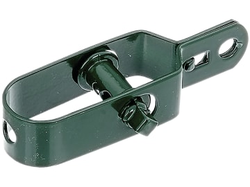 Attinger Drahtspanner Größe 2 (100 mm), schwere Ausführung, mit Stahlnuss, verzinkt; kunststoffummantelt, tannengrün Attinger Drahtspanner Größe 2 (100 mm), schwere Ausführung, mit Stahlnuss, verzinkt; kunststoffummantelt, tannengrün
