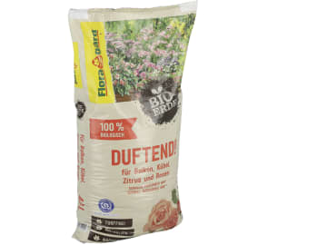 Floragard® Bio-Erde Duftend für Balkon, Kübel, Zitrus und Rosen 40 l Sack Floragard® Bio-Erde Duftend für Balkon, Kübel, Zitrus und Rosen 40 l Sack
