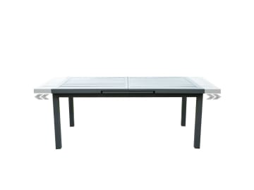 HOME DELUXE Gartentisch CALIDO grau Terrassentisch, Balkontisch HOME DELUXE Gartentisch CALIDO grau Terrassentisch, Balkontisch