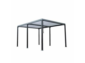 HOME DELUXE Lamellenpavillon CANNES grau Pavillon, Gartenpavillon, Alupavillon HOME DELUXE Lamellenpavillon CANNES grau Pavillon, Gartenpavillon, Alupavillon