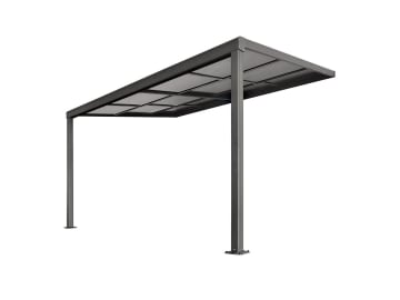 HOME DELUXE Terrassenüberdachung SOLIS DELUXE grau anthrazitgrau Terrassendach, Überdachung HOME DELUXE Terrassenüberdachung SOLIS DELUXE grau anthrazitgrau Terrassendach, Überdachung