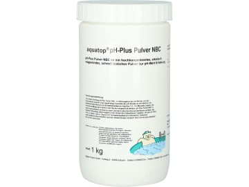 aquatop® pH-Plus Pulver NBC zur Senkung des pH-Werts von Schwimmbadwasser 1 kg Dose aquatop® pH-Plus Pulver NBC zur Senkung des pH-Werts von Schwimmbadwasser 1 kg Dose