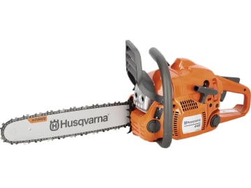 Husqvarna® Benzin-Kettensäge "440 Mark II" 1,8 kW (2,4 PS) Schienenlänge 38 cm, 9677885-35 !!betriebsbereit!! Husqvarna® Benzin-Kettensäge "440 Mark II" 1,8 kW (2,4 PS) Schienenlänge 38 cm, 9677885-35 !!betriebsbereit!!