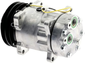 Klimakompressor 12 V mit Riemenscheibe Ø 120 mm, 6 Rippen, für Massey Ferguson, Valtra (Valmet), 851713N Klimakompressor 12 V mit Riemenscheibe Ø 120 mm, 6 Rippen, für Massey Ferguson, Valtra (Valmet), 851713N