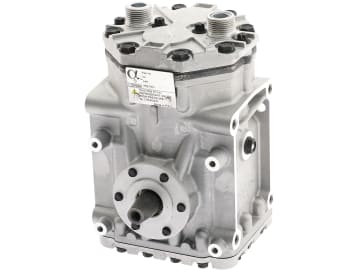 Klimakompressor 12 V ohne Riemenscheibe, für Case Construction, Case IH, Claas, Ford New Holland, John Deere, Massey Ferguson, 850422N Klimakompressor 12 V ohne Riemenscheibe, für Case Construction, Case IH, Claas, Ford New Holland, John Deere, Massey Ferguson, 850422N