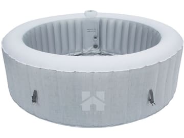 HOME DELUXE Aufblasbarer Whirlpool SPLASH Ø 208 cm x 65 cm inkl. Abdeckung, Reparaturset und Filterset HOME DELUXE Aufblasbarer Whirlpool SPLASH Ø 208 cm x 65 cm inkl. Abdeckung, Reparaturset und Filterset