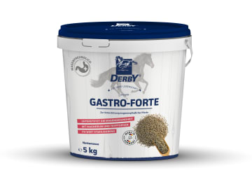 DERBY® Gastro forte Magenschoner für Pferde Pellet 5 kg Eimer DERBY® Gastro forte Magenschoner für Pferde Pellet 5 kg Eimer
