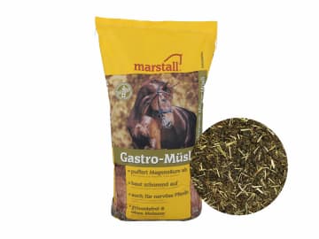 marstall® Gastro-Müsli getreide-, melasse- und luzernefreies Müsli mit hohem Faseranteil Müsli 20 kg Sack marstall® Gastro-Müsli getreide-, melasse- und luzernefreies Müsli mit hohem Faseranteil Müsli 20 kg Sack