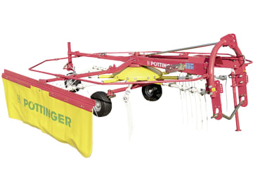 Pöttinger Schwader "Alpintop 300 U" Arbeitsbreite 3,00 m, 1 Kreisel, Schwad rechts, Dreipunktanbau Front/Heck Pöttinger Schwader "Alpintop 300 U" Arbeitsbreite 3,00 m, 1 Kreisel, Schwad rechts, Dreipunktanbau Front/Heck