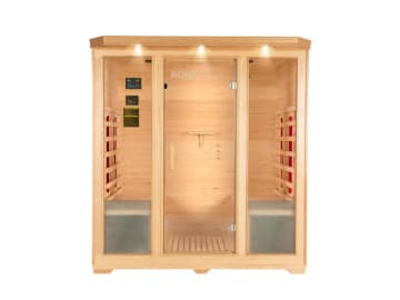 HOME DELUXE Infrarotkabine BALI XL Bali XL 175 x 120 cm natur Infrarotsauna, Wärmekabine, Infrarotwärmekabine HOME DELUXE Infrarotkabine BALI XL Bali XL 175 x 120 cm natur Infrarotsauna, Wärmekabine, Infrarotwärmekabine