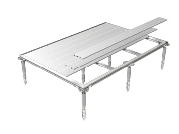 Biohort SmartBase Plus Schraubfundament SmartBase Plus MiniGarage für MiniGarage 117 x 198 cm silber; metallic Biohort SmartBase Plus Schraubfundament SmartBase Plus MiniGarage für MiniGarage 117 x 198 cm silber; metallic