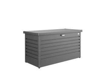 Biohort Freizeitbox 130 134 x 62 cm dunkelgrau; metallic Kissenbox, Auflagenbox, Aufgewahrungsbox Garten, Gartenbox Biohort Freizeitbox 130 134 x 62 cm dunkelgrau; metallic Kissenbox, Auflagenbox, Aufgewahrungsbox Garten, Gartenbox