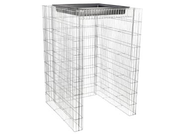 bellissa Gabionen Mülltonnenbox 240l 91,5 x 93 cm silber bellissa Gabionen Mülltonnenbox 240l 91,5 x 93 cm silber