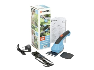 GARDENA AkkuCut Li Grasschere Set inkl. Strauchmesser 09852-34 GARDENA AkkuCut Li Grasschere Set inkl. Strauchmesser 09852-34