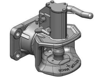 scharmüller Zugmaul "K2" automatisch, drehbar, mit Flansch B x H 140 x 80 mm, Ø Bolzen 38 mm, schwarz, für Adapterplatte Anhängebock Traktor, 05.1403.02-A02 scharmüller Zugmaul "K2" automatisch, drehbar, mit Flansch B x H 140 x 80 mm, Ø Bolzen 38 mm, schwarz, für Adapterplatte Anhängebock Traktor, 05.1403.02-A02