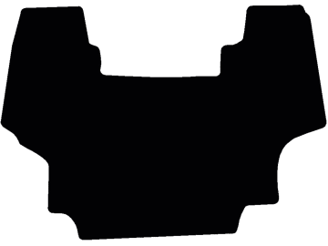 Fußmatte gekettelt, aus Velours, schwarz, für Case IH Traktor JXU 105, ab Bj. 08 Fußmatte gekettelt, aus Velours, schwarz, für Case IH Traktor JXU 105, ab Bj. 08