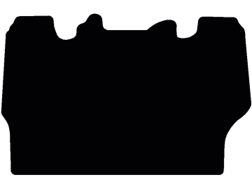 Fußmatte gekettelt, aus Velours, schwarz, für Valtra Traktor A 83, A 93, ab Bj. 13 Fußmatte gekettelt, aus Velours, schwarz, für Valtra Traktor A 83, A 93, ab Bj. 13