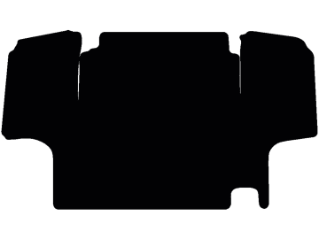 Fußmatte gekettelt, aus Velours, schwarz, für Case IH Traktor 844 XL, Bj. 81 – 96 Fußmatte gekettelt, aus Velours, schwarz, für Case IH Traktor 844 XL, Bj. 81 – 96