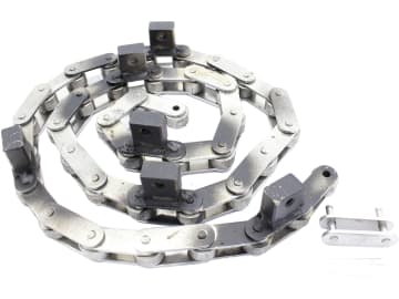 Siloking Rollenkette "C206" rostfreier Stahl, für SelfLine Futtermischwagen mit Kettenförderband 1.500 mm Siloking Rollenkette "C206" rostfreier Stahl, für SelfLine Futtermischwagen mit Kettenförderband 1.500 mm