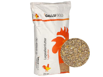 GALLUGOLD Legealleinfutter zur Fütterung von Legehennen Mehl 25 kg Sack GALLUGOLD Legealleinfutter zur Fütterung von Legehennen Mehl 25 kg Sack