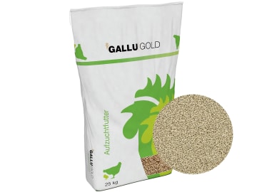 GALLUGOLD Junghennenkorn Pelletiertes Kraftfutter als Alleinfutter zur Aufzucht von jungen Hennen Pellet 25 kg Sack GALLUGOLD Junghennenkorn Pelletiertes Kraftfutter als Alleinfutter zur Aufzucht von jungen Hennen Pellet 25 kg Sack