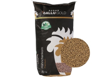 GALLUGOLD Hähnchenkorn Premium C OG pelletiertes Alleinfutter ohne Gentechnik mit Kokzidiostatikum für Hähnchen und Broiler 20 kg Sack GMO controlled (VLOG anerkannt) GALLUGOLD Hähnchenkorn Premium C OG pelletiertes Alleinfutter ohne Gentechnik mit Kokzidiostatikum für Hähnchen und Broiler 20 kg Sack GMO controlled (VLOG anerkannt)
