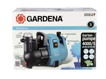 GARDENA Gartenpumpe für Haus und Garten 4000/5 Wasserpumpe, Hauswasserpumpe GARDENA Gartenpumpe für Haus und Garten 4000/5 Wasserpumpe, Hauswasserpumpe