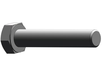 scharmüller Sechskantschraube DIN 931, M 10 x 55 - 10.9, verzinkt mit Schaft, scharmüller Sechskantschraube DIN 931, M 10 x 55 - 10.9, verzinkt mit Schaft,