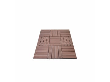 HOME DELUXE WPC Holzfliesen BAVARO Hellbraun hellbraun WPC Fliese, Balkonbelag, Terrassenbelag HOME DELUXE WPC Holzfliesen BAVARO Hellbraun hellbraun WPC Fliese, Balkonbelag, Terrassenbelag
