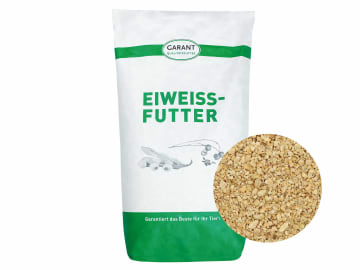 Donau-Sojaschrot nachhaltig produzierter Sojaschrot aus der Donauregion Sojaextraktionsschrot Einzelfuttermittel 25 kg Sack Donau-Sojaschrot nachhaltig produzierter Sojaschrot aus der Donauregion Sojaextraktionsschrot Einzelfuttermittel 25 kg Sack