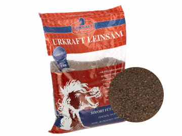 Urkraft Leinsamen Granulat natürliche Schleimstoffe für Pferde Krümel 5 kg Sack Urkraft Leinsamen Granulat natürliche Schleimstoffe für Pferde Krümel 5 kg Sack