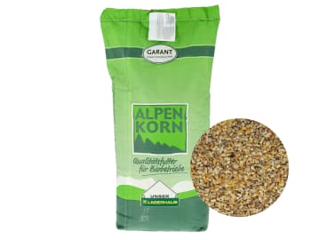 Unser Lagerhaus Alpenkorn Geflügelkörner BIO-Körner-Mix aus Mais, Weizen und Gerste, Hühnerfutter 30 kg Sack Unser Lagerhaus Alpenkorn Geflügelkörner BIO-Körner-Mix aus Mais, Weizen und Gerste, Hühnerfutter 30 kg Sack