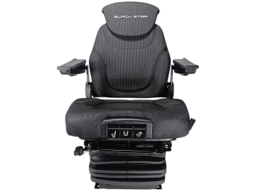 BLACK STAR Traktorsitz "BS 1512 A TT" mit Sitzkissentiefen- und -neigungseinstellung, Drehadapter 30 ° links/rechts, luftgefedert, Stoff Black Matrix, schwarz BLACK STAR Traktorsitz "BS 1512 A TT" mit Sitzkissentiefen- und -neigungseinstellung, Drehadapter 30 ° links/rechts, luftgefedert, Stoff Black Matrix, schwarz