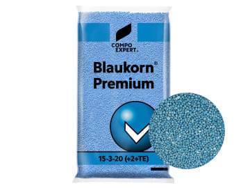 COMPO EXPERT Blaukorn® premium phosphatreduzierte, kalistarker NK 15+20 Dünger für Garten- und Landschaftsbau COMPO EXPERT Blaukorn® premium phosphatreduzierte, kalistarker NK 15+20 Dünger für Garten- und Landschaftsbau