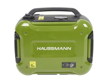 Haussmann Inverter Stromerzeuger mit USB-Anschluss PG2300I 2.200 W 4-Takt-Benzinmotor; 4 Liter; Laufzeit: bis zu 6 Std Haussmann Inverter Stromerzeuger mit USB-Anschluss PG2300I 2.200 W 4-Takt-Benzinmotor; 4 Liter; Laufzeit: bis zu 6 Std