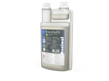 Bonimal VET BronchoFit für Kälber zur Unterstützung der Atemwege flüssig 1 l Flasche Bonimal VET BronchoFit für Kälber zur Unterstützung der Atemwege flüssig 1 l Flasche